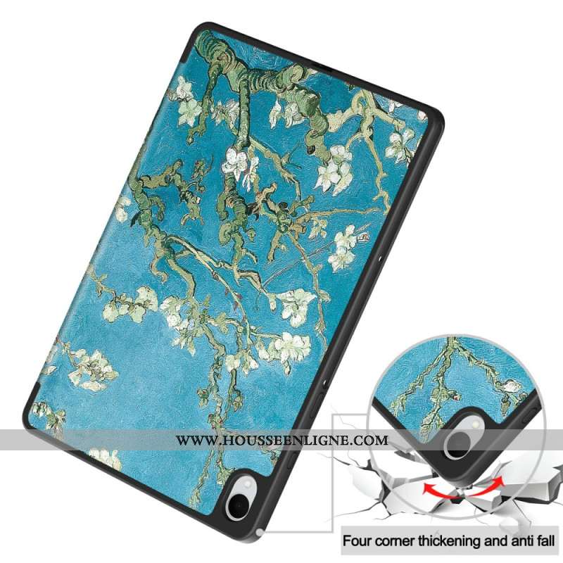 Smart Case Samsung Galaxy Tab S11 Porte-Stylet Fleurs d'Abricotier
