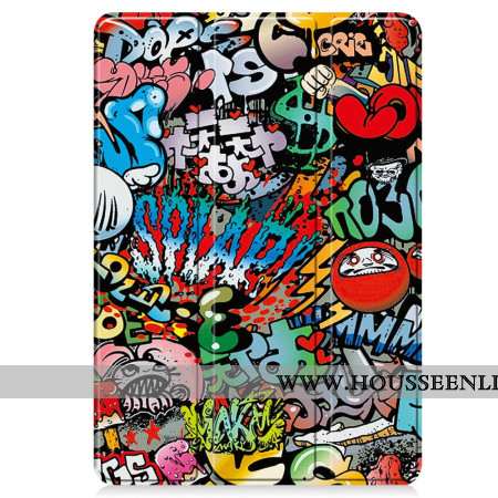 Smart Case Samsung Galaxy Tab S11 Porte-Stylet Graffiti