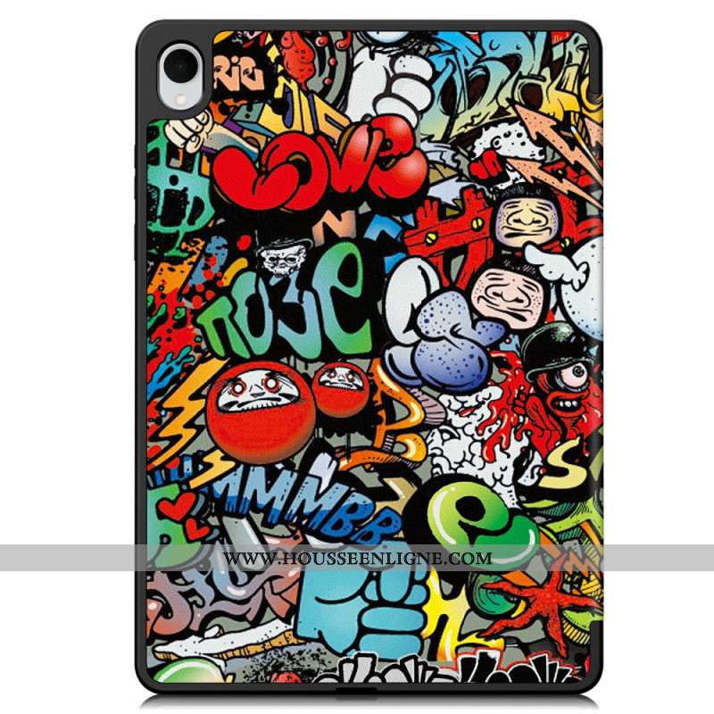 Smart Case Samsung Galaxy Tab S11 Porte-Stylet Graffiti