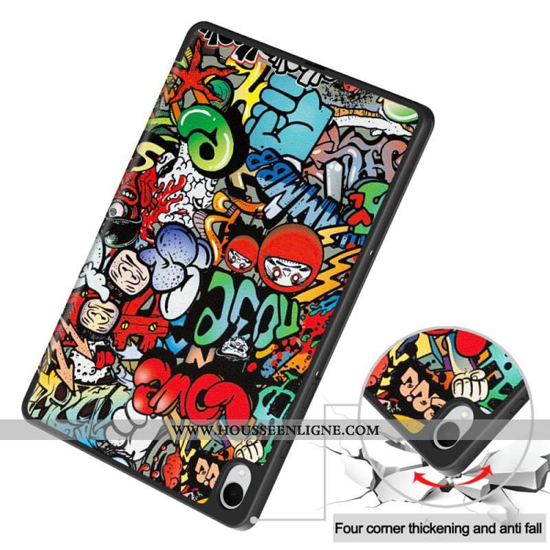 Smart Case Samsung Galaxy Tab S11 Porte-Stylet Graffiti