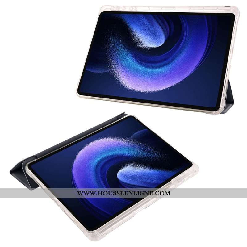 Smart Case Xiaomi Pad 6 / 6 Pro Dos Transparent et Porte-Stylet