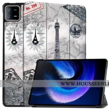 Smart Case Xiaomi Pad 6 / 6 Pro Tour Eiffel Vintage