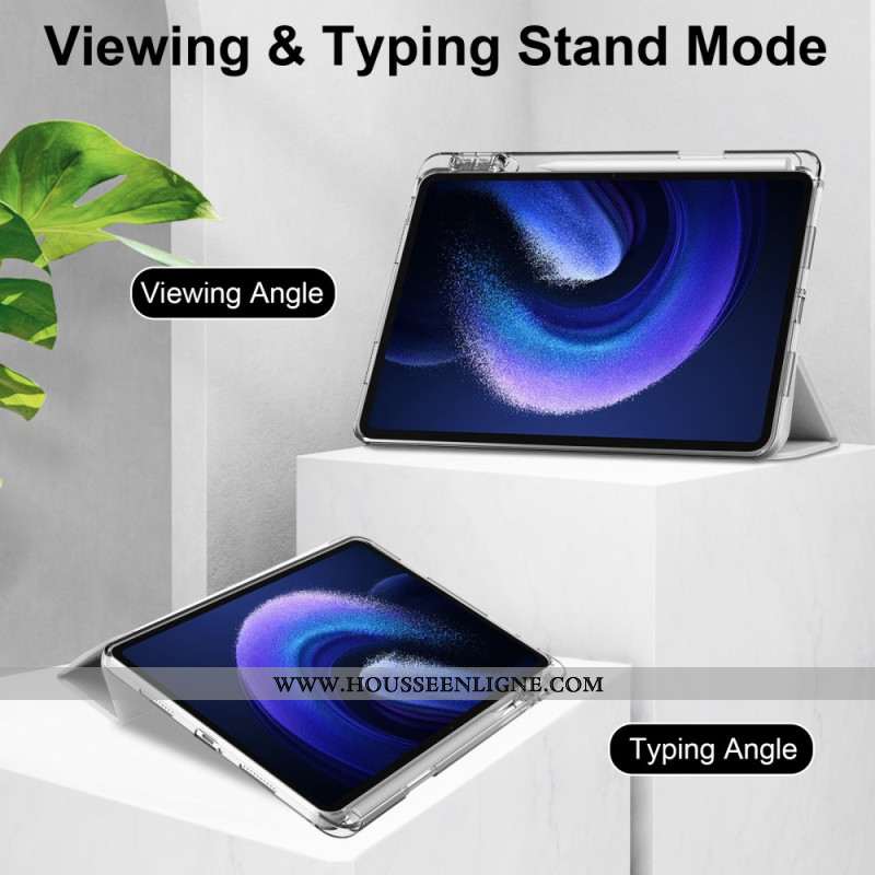 Smart Case Xiaomi Pad 6 / Pad 6 Pro Dos Translucide