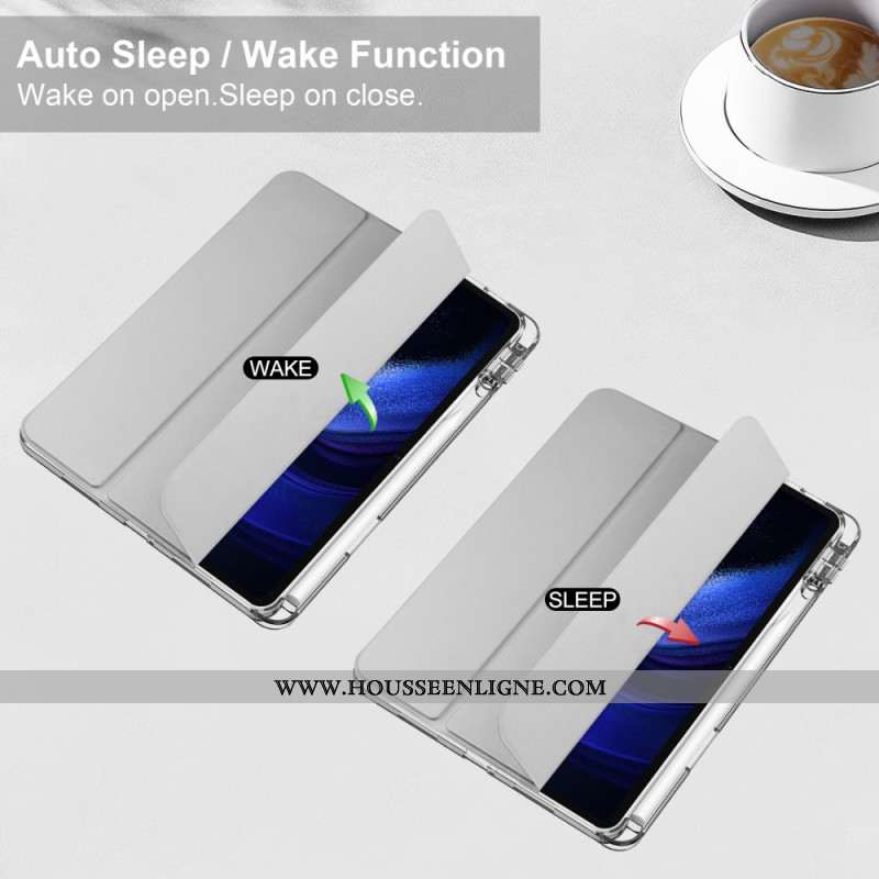 Smart Case Xiaomi Pad 6 / Pad 6 Pro Dos Translucide