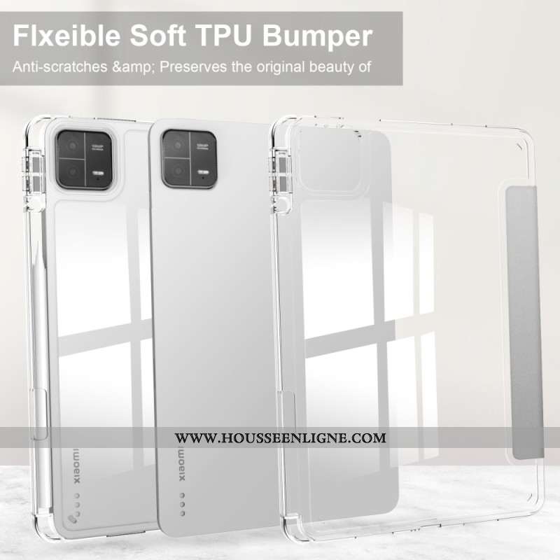 Smart Case Xiaomi Pad 6 / Pad 6 Pro Dos Translucide