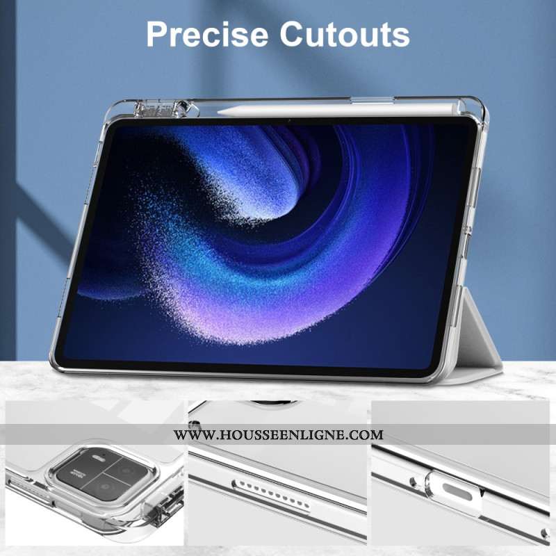 Smart Case Xiaomi Pad 6 / Pad 6 Pro Dos Translucide