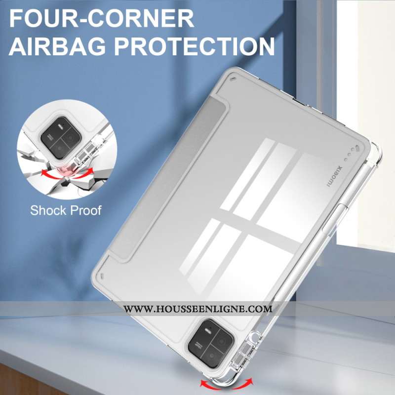 Smart Case Xiaomi Pad 6 / Pad 6 Pro Dos Translucide