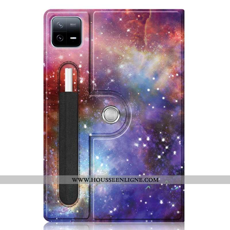 Smart Case Xiaomi Pad 6 Pro Rotative Porte-Stylet Galaxie