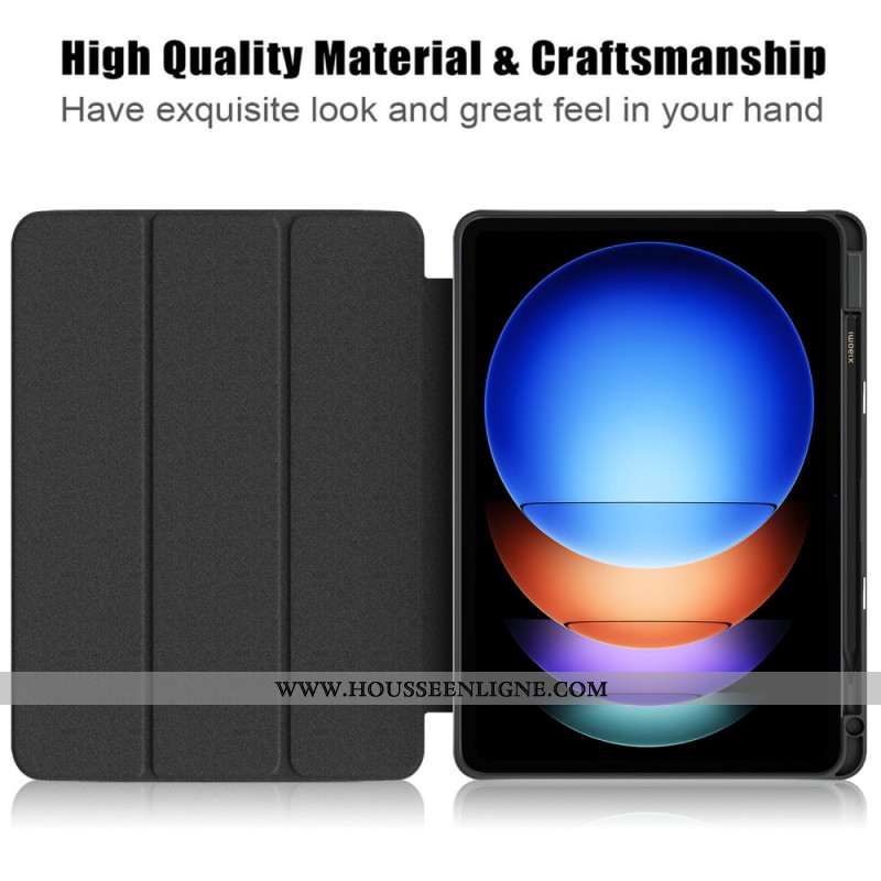 Smart Case Xiaomi Pad 6S Pro Classique Porte-Stylet