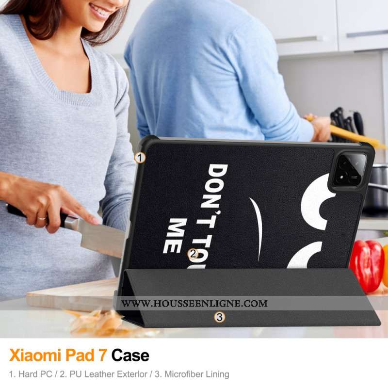 Smart Case Xiaomi Pad 7 / Pad 7 Pro Don't Touch Me