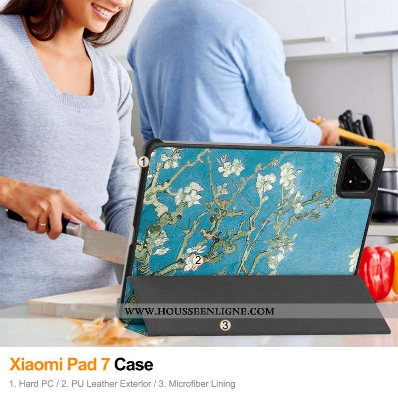 Smart Case Xiaomi Pad 7 / Pad 7 Pro Motif Floral