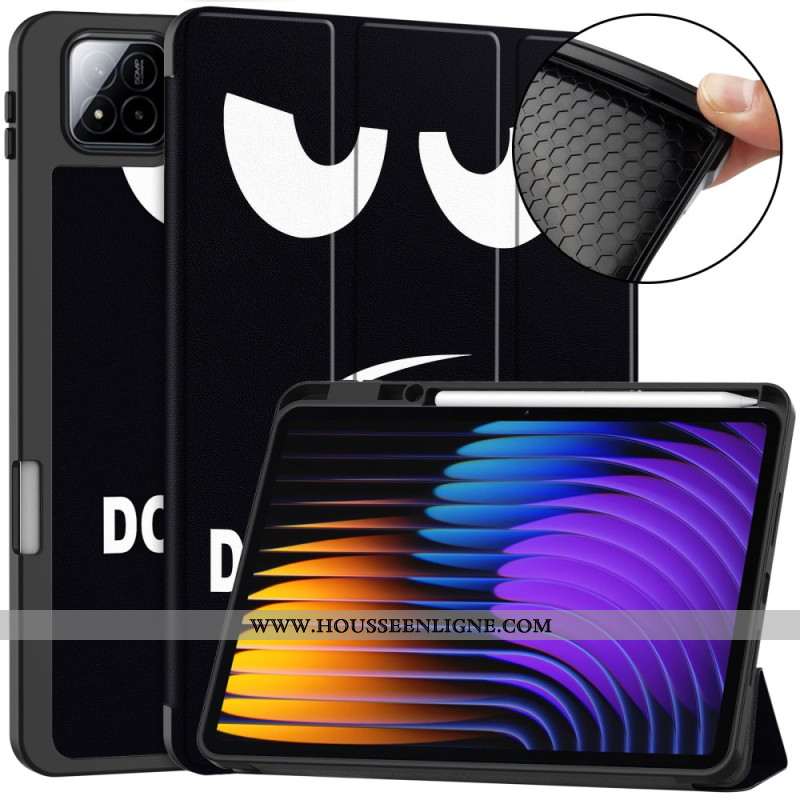 Smart Case Xiaomi Pad 7 / Pad 7 Pro Porte-Stylet Don't Touch Me