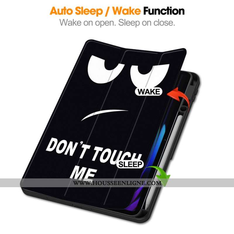 Smart Case Xiaomi Pad 7 / Pad 7 Pro Porte-Stylet Don't Touch Me