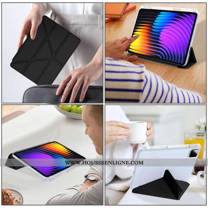 Smart Case Xiaomi Pad 7 / Pad 7 Pro Simili Cuir avec Couverture Origami