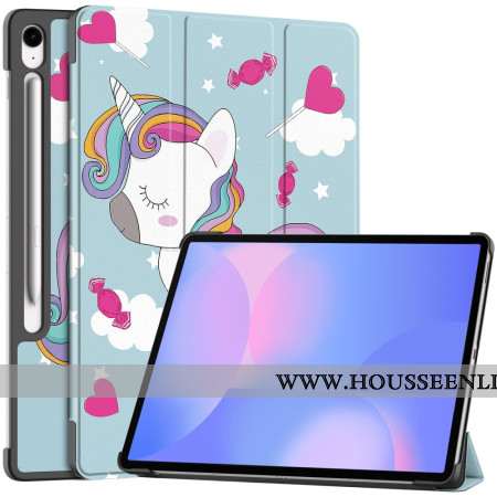 Smart CaseSamsung Galaxy Tab S10 FE Plus Licorne