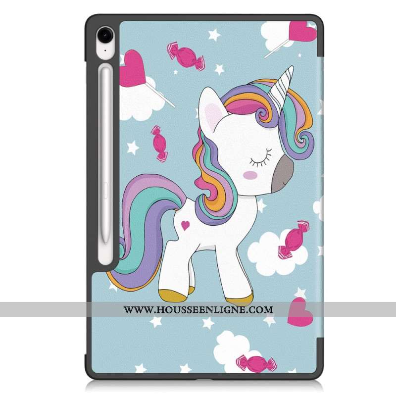 Smart CaseSamsung Galaxy Tab S10 FE Plus Licorne