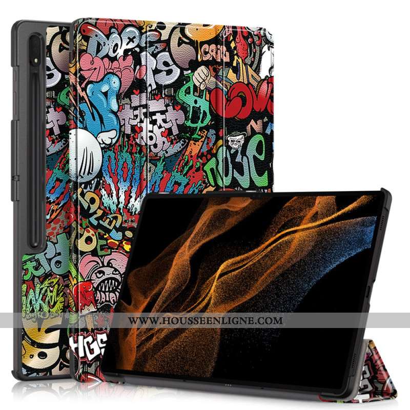 Smart Samsung Galaxy Tab S10 Ultra / S9 Ultra Graffiti