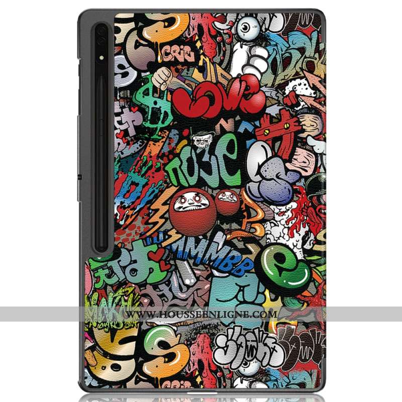 Smart Samsung Galaxy Tab S10 Ultra / S9 Ultra Graffiti