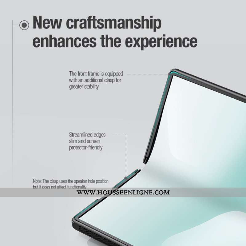 Super Frosted Shield Fold pour Samsung Galaxy Z Fold 7 Super Frosted Shield Fold Series NILLKIN