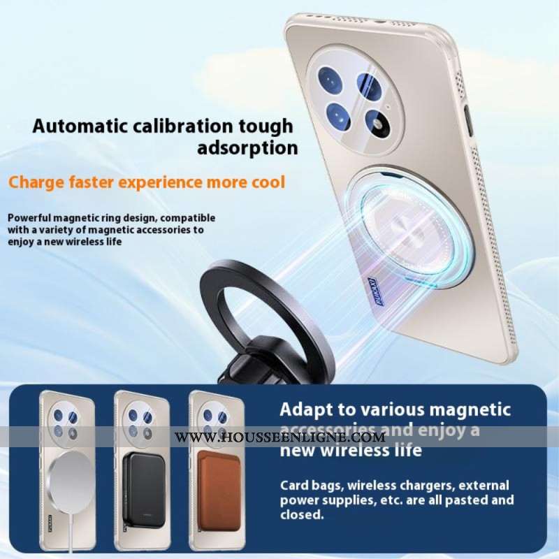 pour OnePlus 13 Compatible MagSafe avec Support Rotatif à