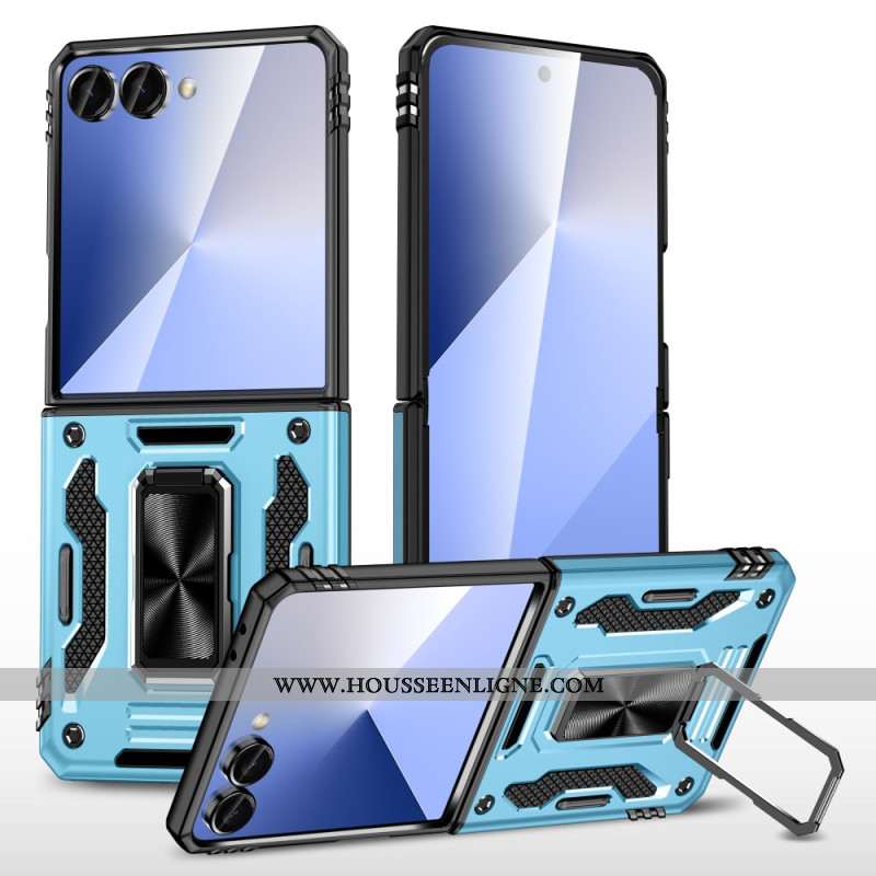 pour Samsung Galaxy Z Flip 7 Ultra Résistante Support et Protection d'Objectif