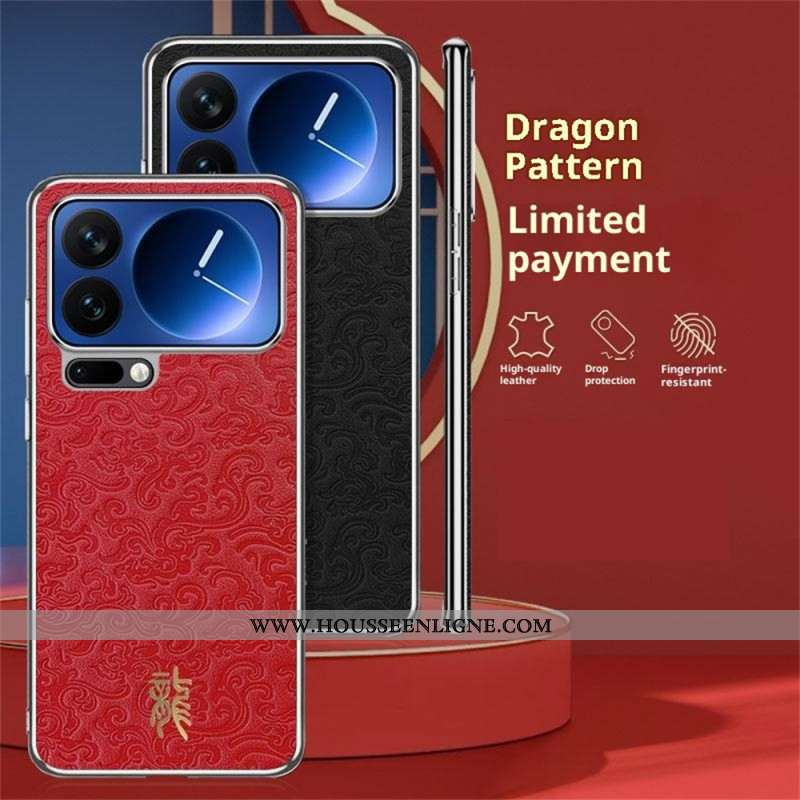 pour Xiaomi 17 Pro Motif Dragon