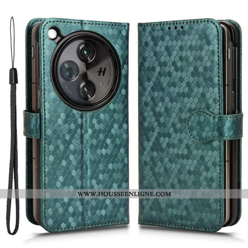 Étui OnePlus Open / Oppo Find N3 5G avec Marquage Anti-rayures et Portefeuille