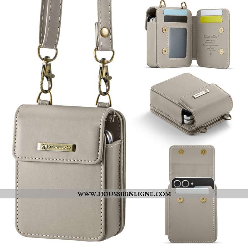 Étui Portefeuille RFID pour Samsung Galaxy Z Flip Bandoulière