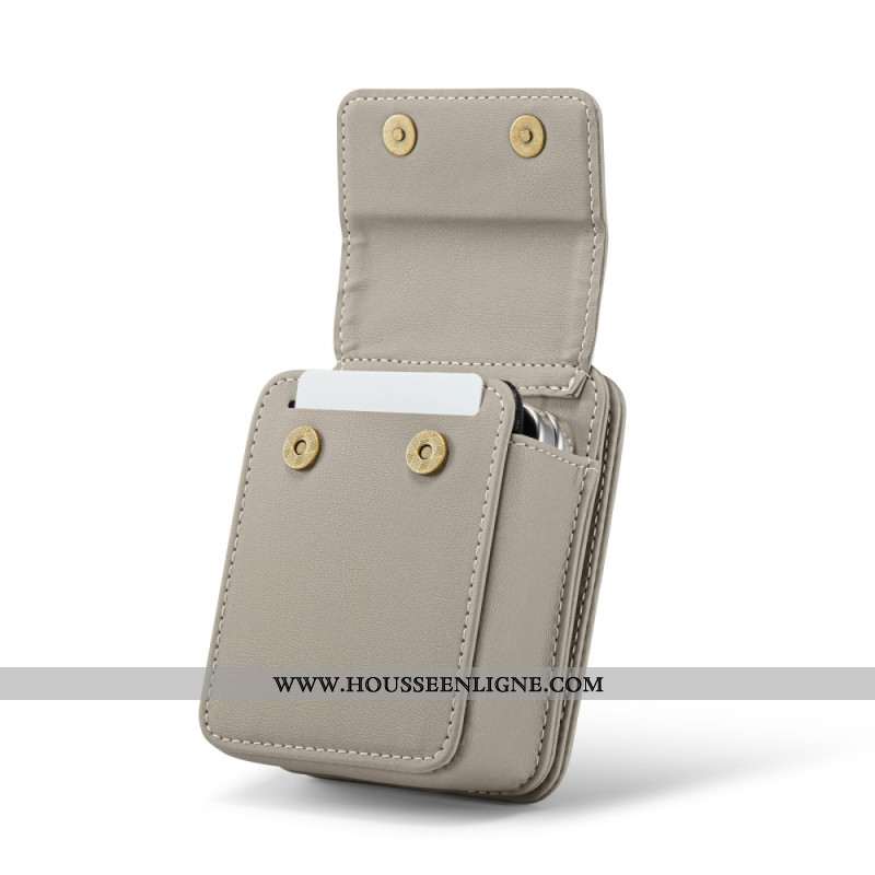 Étui Portefeuille RFID pour Samsung Galaxy Z Flip Bandoulière