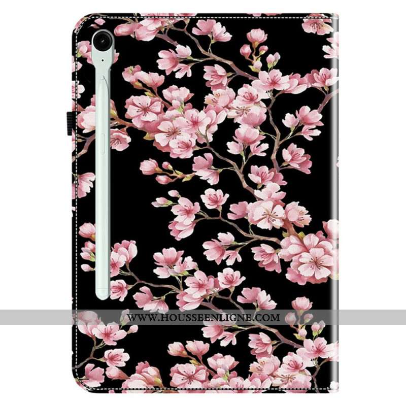 Étui Samsung Galaxy Tab S10 FE Plus Fleurs de Prunier