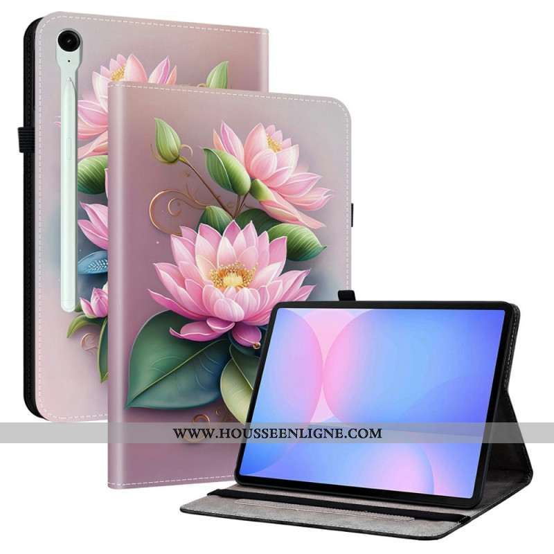 Étui Samsung Galaxy Tab S10 FE Plus Lotus