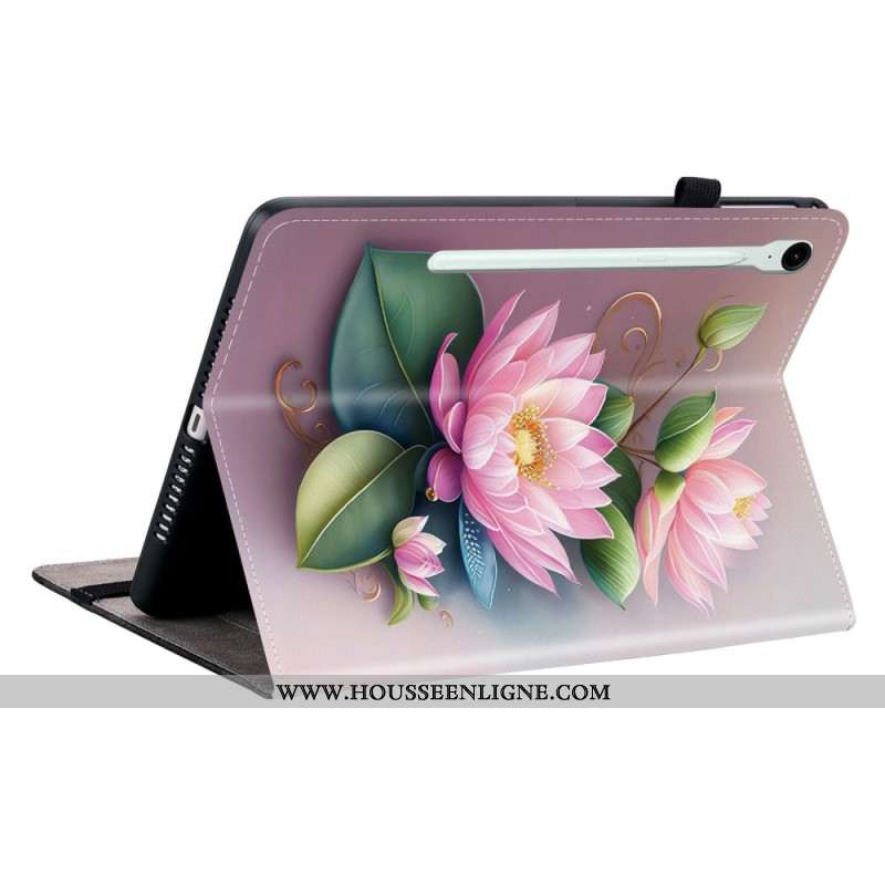 Étui Samsung Galaxy Tab S10 FE Plus Lotus