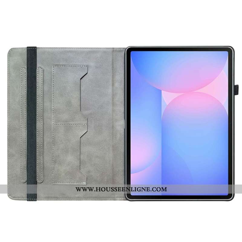Étui Samsung Galaxy Tab S10 FE Plus Papillons Bleus