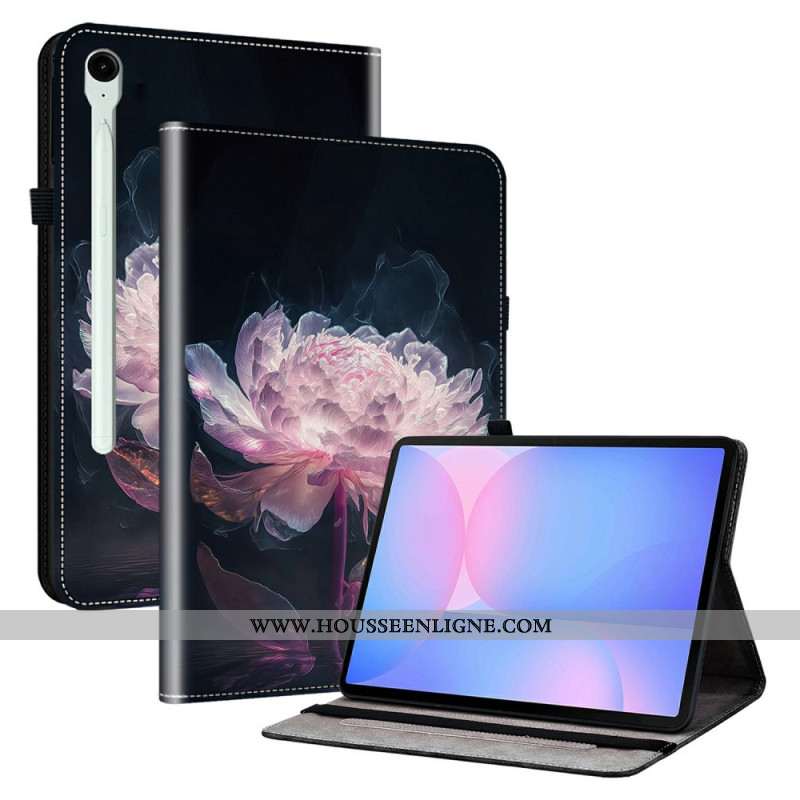 Étui Samsung Galaxy Tab S10 FE Plus Pivoine Rose
