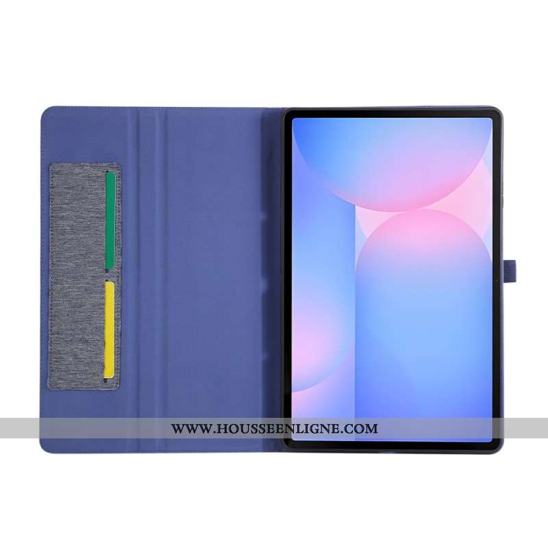 Étui Samsung Galaxy Tab S10 FE Plus Tissu