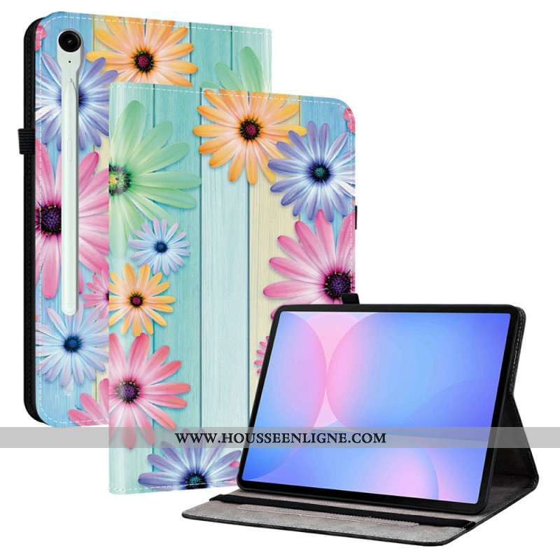 Étui Samsung Galaxy Tab S10 FE Plus Tournesols Colorés
