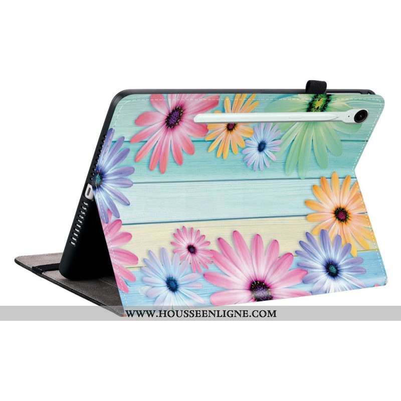 Étui Samsung Galaxy Tab S10 FE Plus Tournesols Colorés