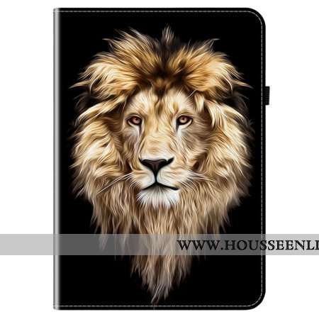 Étui Samsung Galaxy Tab S10 FE Plus Tête de Lion