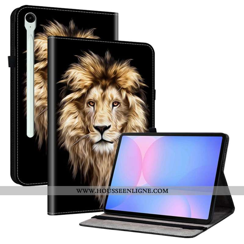 Étui Samsung Galaxy Tab S10 FE Plus Tête de Lion