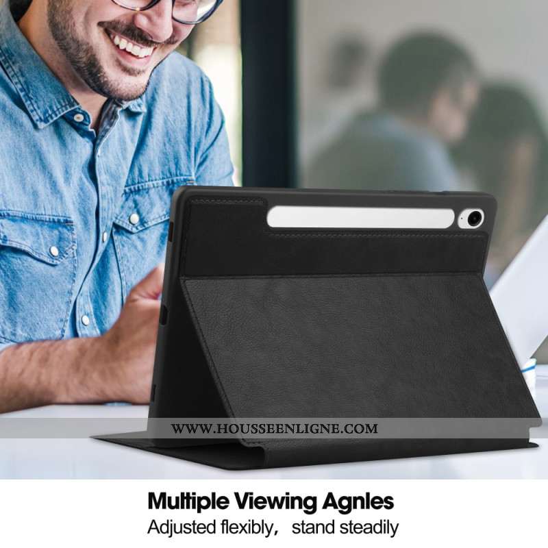 Étui Samsung Galaxy Tab S10 FE / S9 FE Effet Cuir