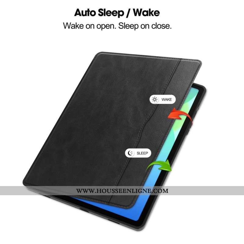 Étui Samsung Galaxy Tab S10 FE / S9 FE Effet Cuir