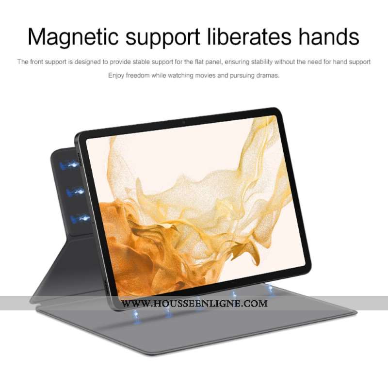 Étui Samsung Galaxy Tab S10 FE / S9 FE / S9 / S8 Fixation Magnétique