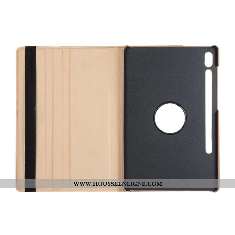 Étui Samsung Galaxy Tab S10 FE / S9 FE / S9 / S8 Rotatif avec Bande Élastique