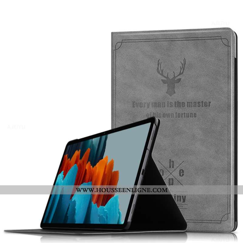 Étui Samsung Galaxy Tab S10 FE / S9 FE / S9 / S8 / S7 Cerf