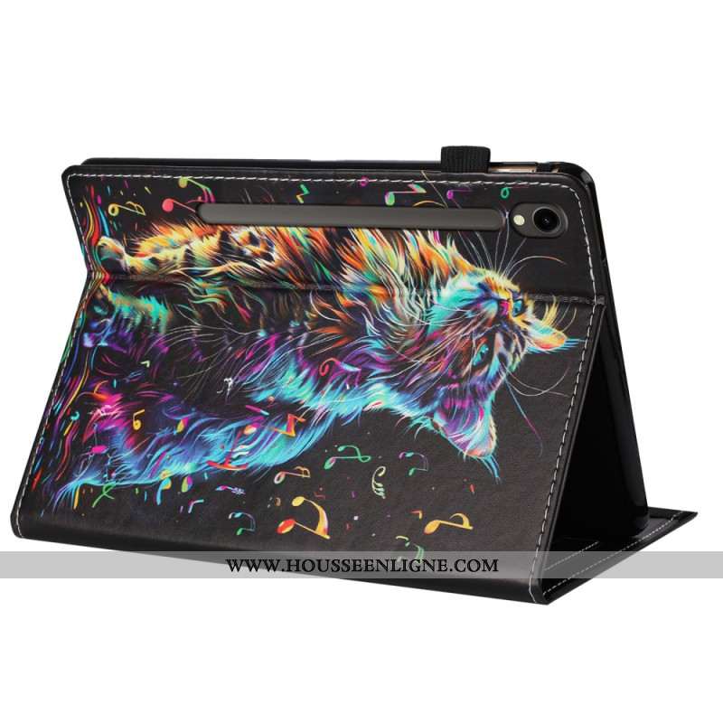 Étui Samsung Galaxy Tab S10 FE / S9 / S9 FE Chat Musical