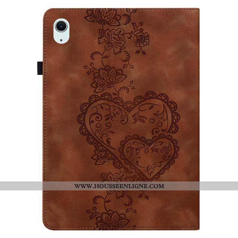 Étui Samsung Galaxy Tab S10 FE / S9 / S9 FE Coeurs