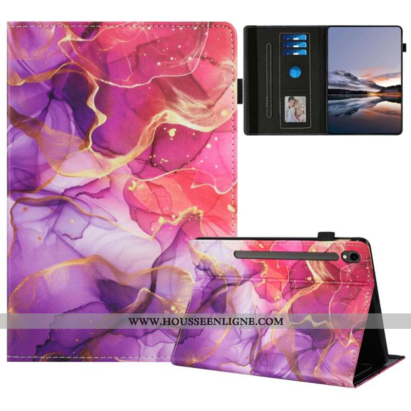 Étui Samsung Galaxy Tab S10 FE / S9 / S9 FE Esprit Marbre