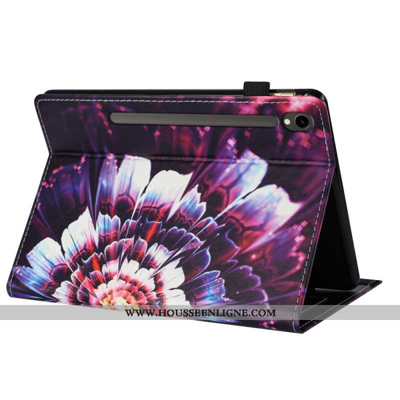 Étui Samsung Galaxy Tab S10 FE / S9 / S9 FE Motif Floral