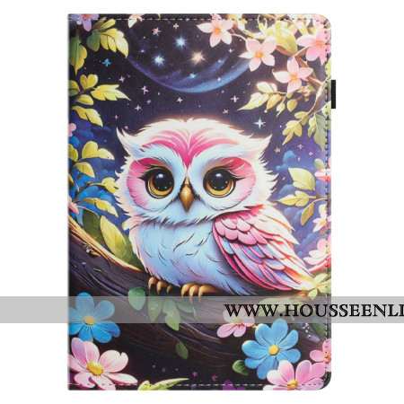 Étui Samsung Galaxy Tab S10 FE / S9 / S9 FE Motif Hibou