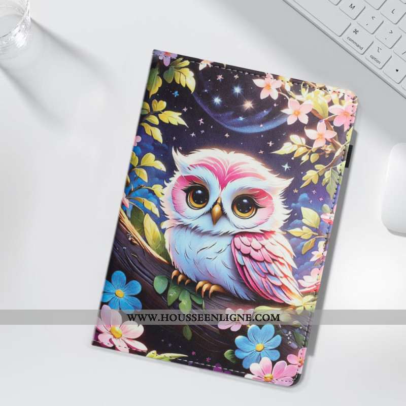 Étui Samsung Galaxy Tab S10 FE / S9 / S9 FE Motif Hibou